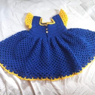 Handmade Crocheted Baby Dress